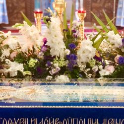 В кафедральном соборе состоялась Божественная литургия и чин погребения Пресвятой Богородицы