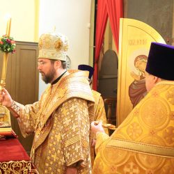 Епископ Серафим совершил праздничную Божественную литургию в престольный праздник собора