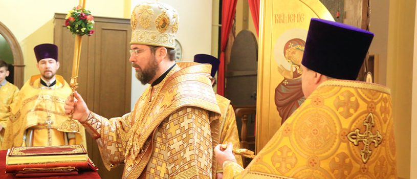 Епископ Серафим совершил праздничную Божественную литургию в престольный праздник собора
